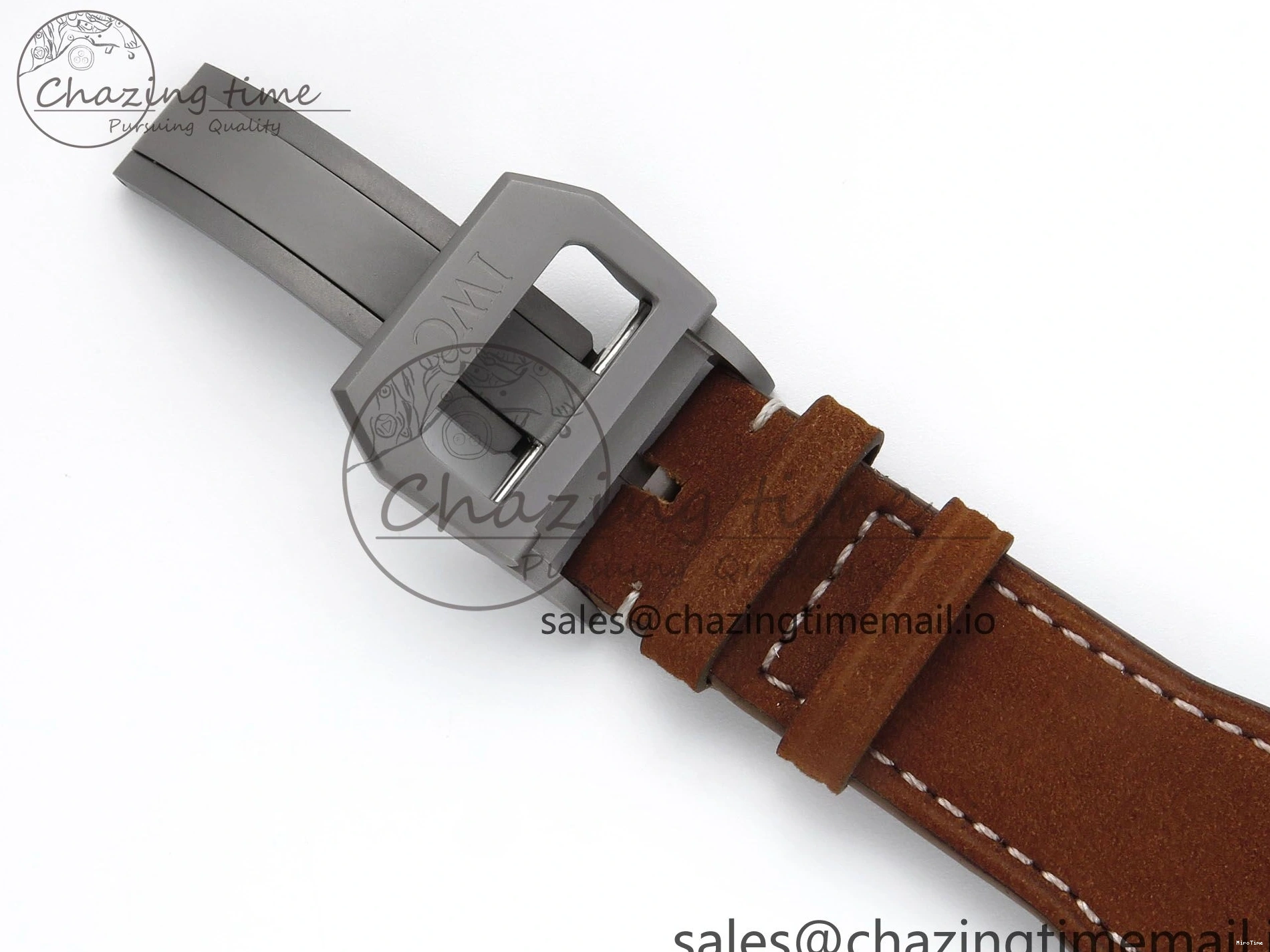 MIROTIME 0130 Big Pilot IW329701 M+F 1:1 Best Edition Black Dial on Brown Leather Strap MY RelaxedFit 7005
